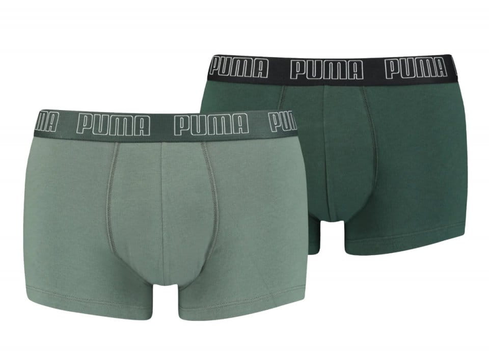 shorts Puma Basic Trunk Boxer 2er Pack Grün F029
