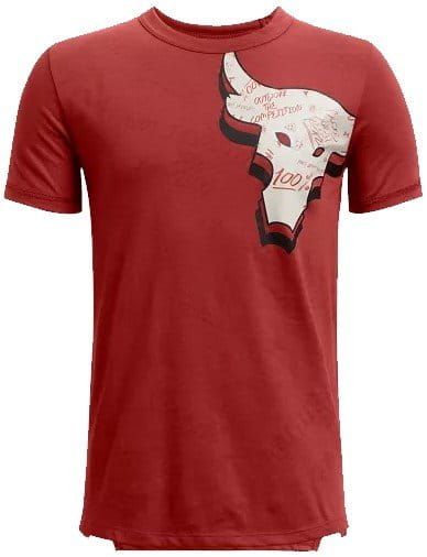 T-shirt Under Armour UA Project Rock SMS SS-RED