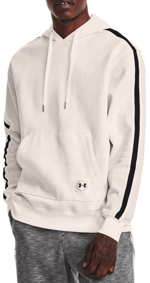 Hooded sweatshirt Under Armour UA Essential Heritage Flc HD-WHT