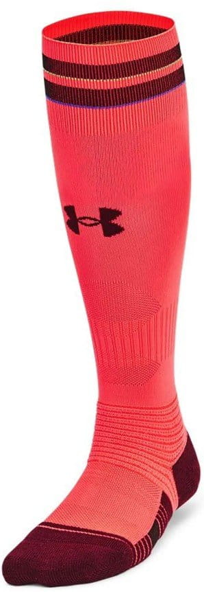 Football socks Under Armour Youth UA Magnetico 1pk OTC RED