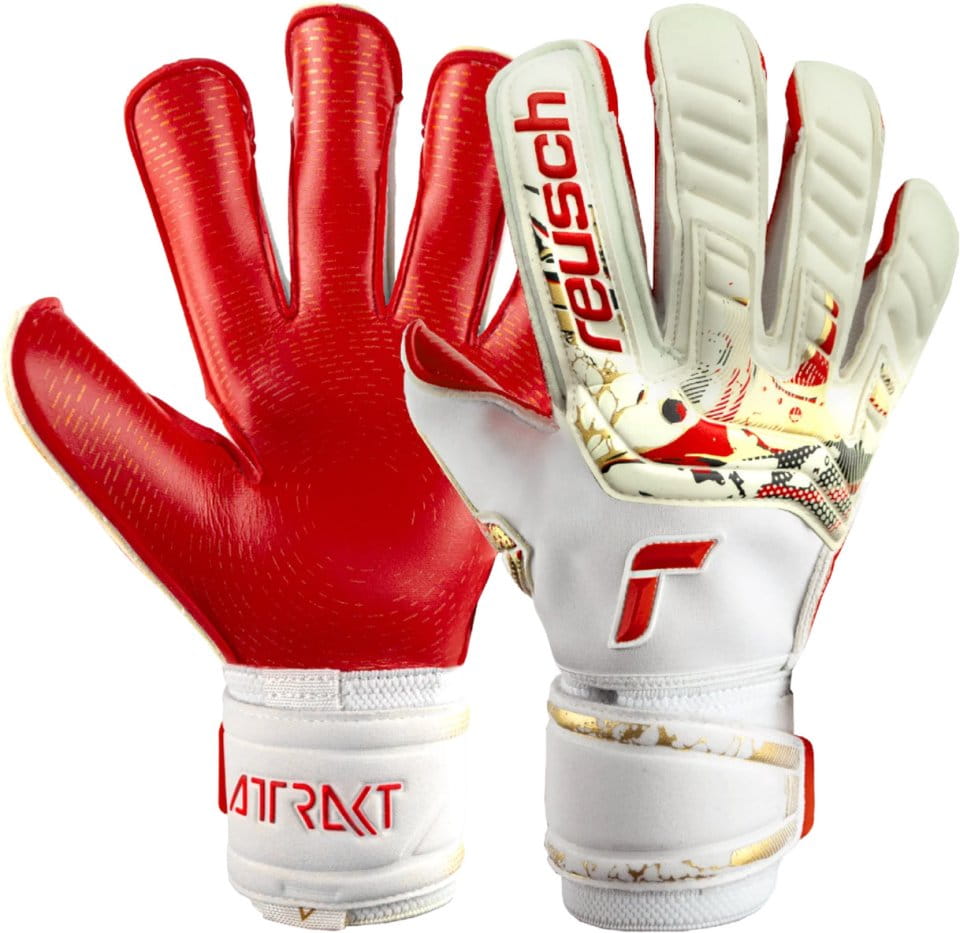 Goalkeeper's gloves Reusch Attrakt Gold X GluePrint