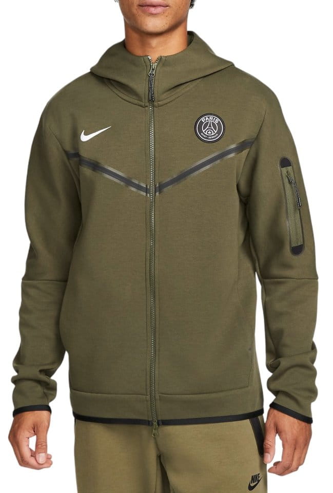 Hooded sweatshirt Nike PSG M NSW TCH FLC HOODIE FZ WR CL