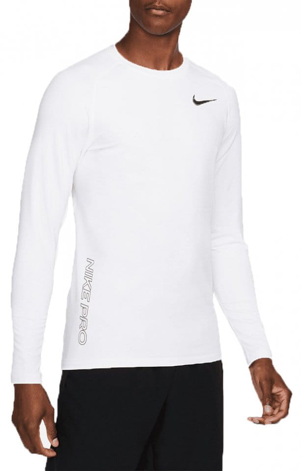 Long-sleeve T-shirt Nike Pro Warm Sweatshirt Weiss F100