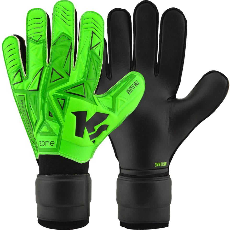 Goalkeeper's gloves KEEPERsport Zone RC Finger Support (green)
